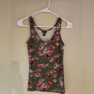 Floral Print Tank Top